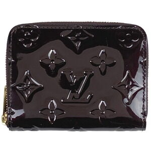 Louis Vuitton Zippy Wallet Zip card Vernis Patent Amaranth Purple